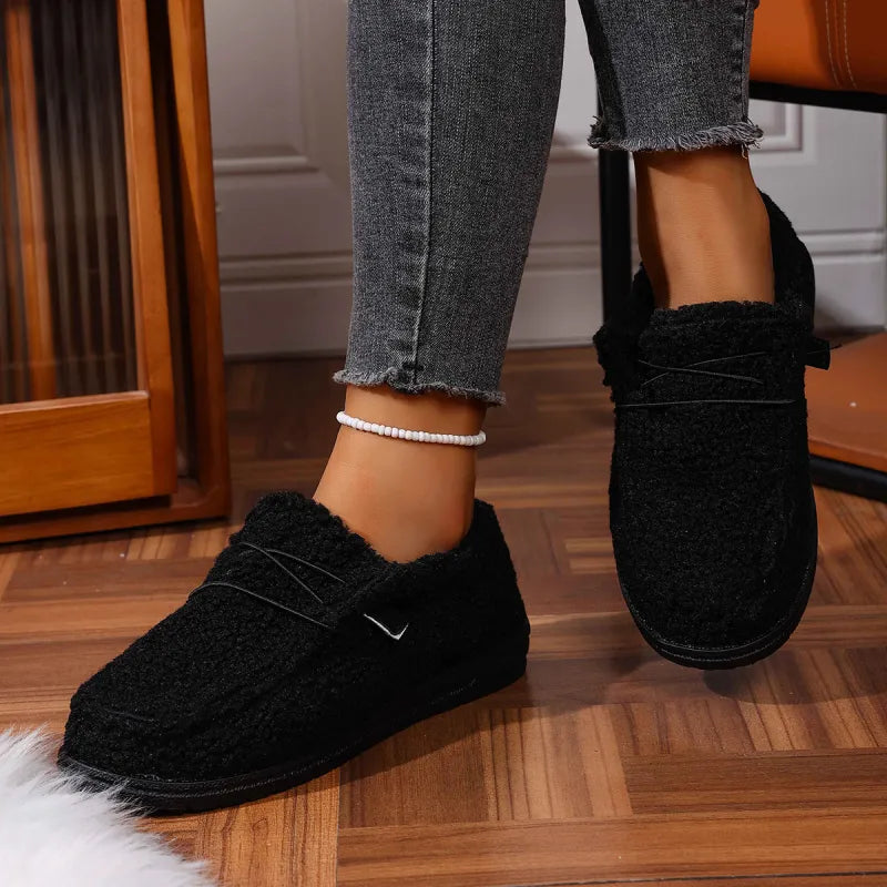Luna™ | Warme Teddy Slippers
