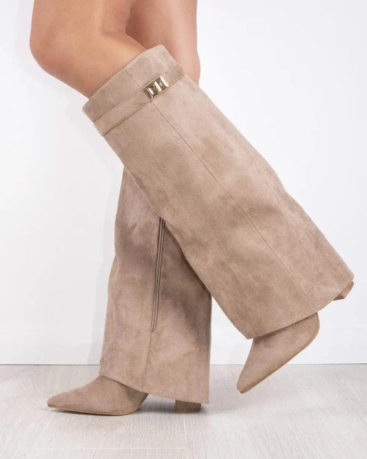 Jess™ Boots – Luxe Suède Look, Iconische Pasvorm