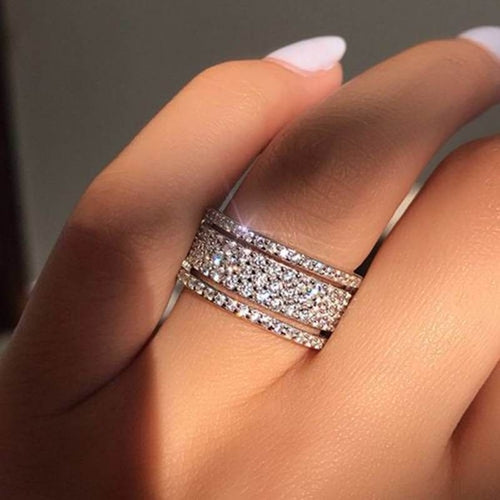 Crystal Promise Ring